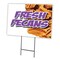 Signmission Fresh Pecans Yard Sign & Stake outdoor plastic coroplast window, C-1216-DS-Fresh Pecans C-1216-DS-Fresh Pecans - alternate 1